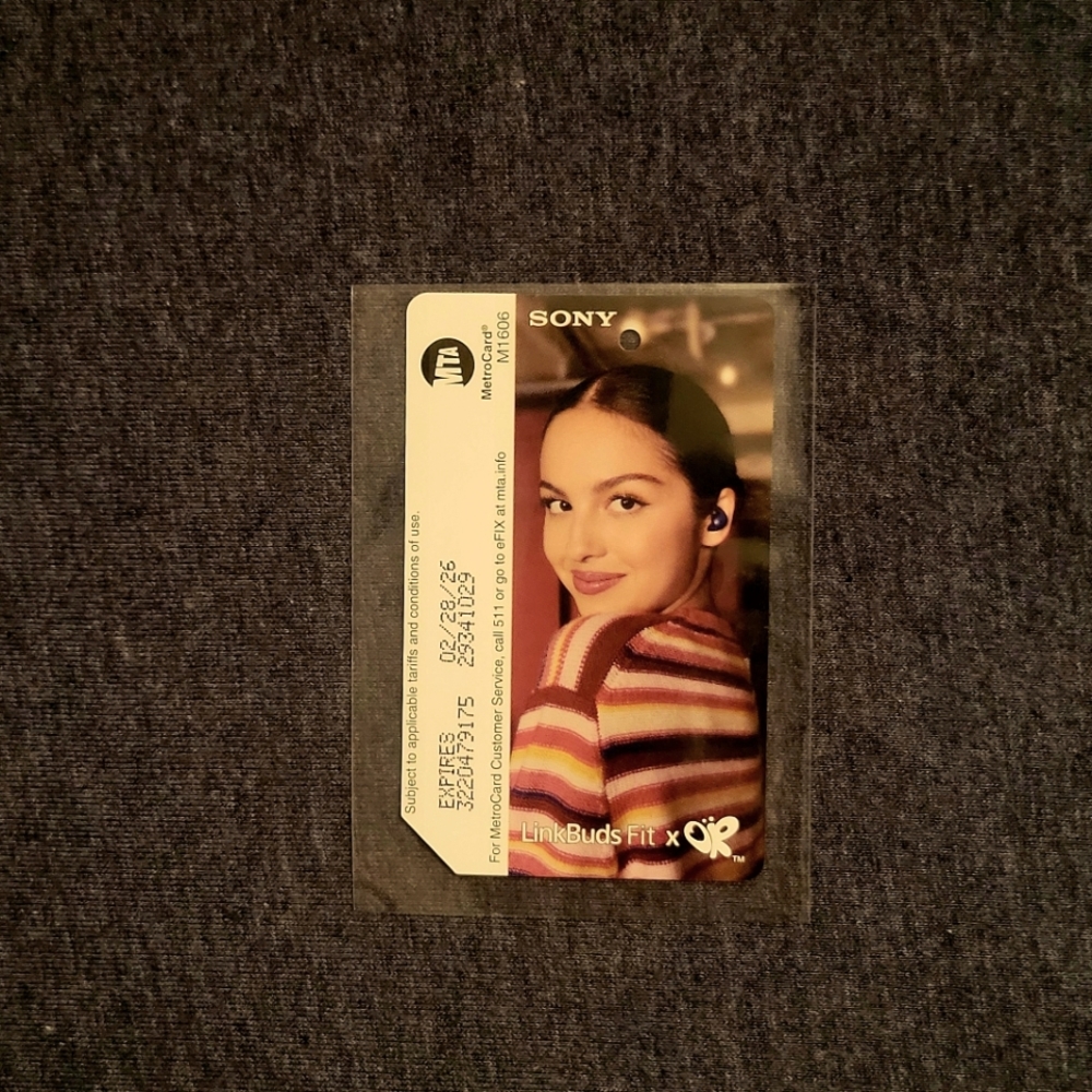 Olivia Rodrigo Metrocard